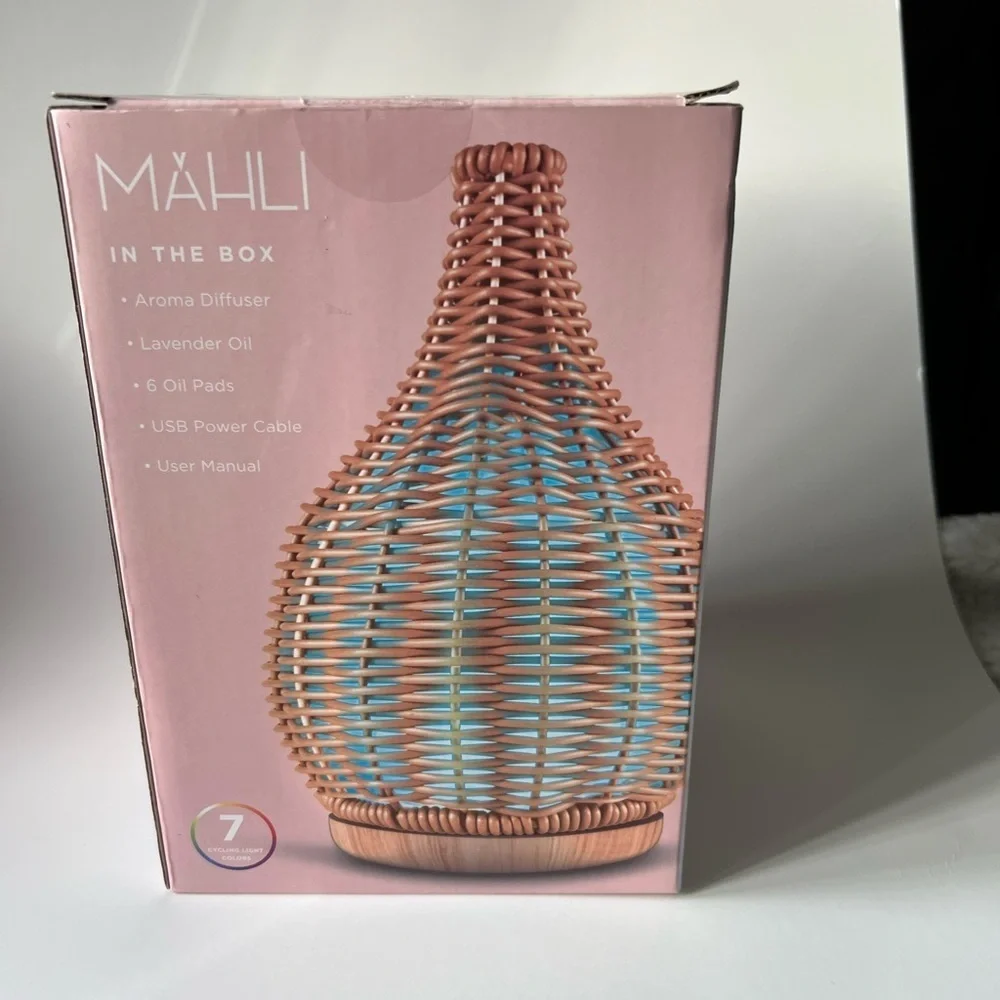 Mahli Wicker Essential Oil Diffuser Rattan Diffuser